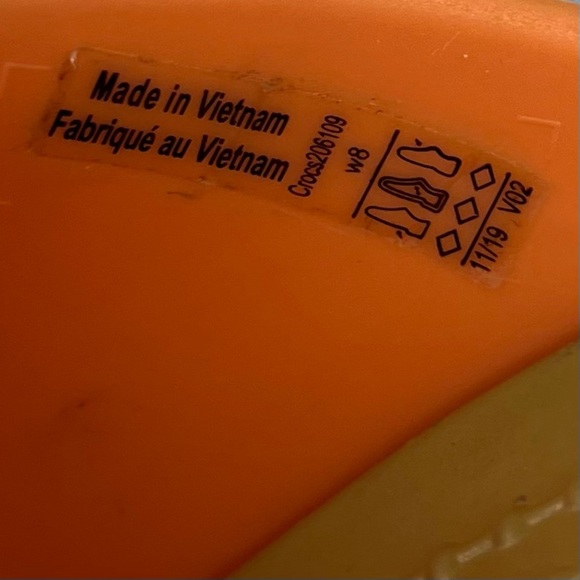 Crocs Tulum Open Toe Flats Womens Coral Strappy Sandals Size 8 - Picture 12 of 13